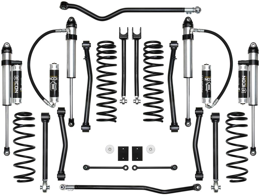 Icon 2.5" Stage 7 Suspension Lift System 18-UP Jeep Wrangler JL - Click Image to Close